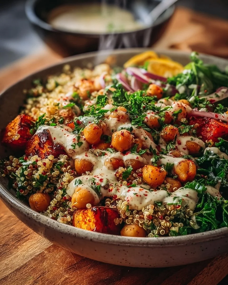 Quinoa Chickpea Salad
