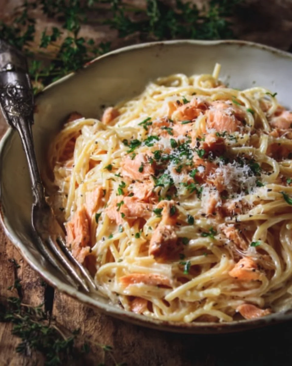 Smoked Salmon Carbonara