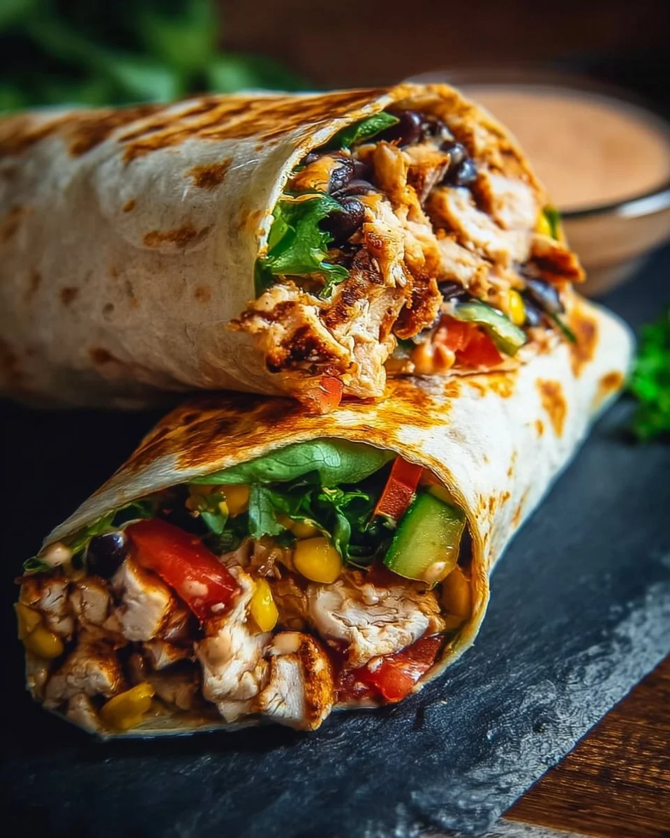 Southwest Chicken Wraps